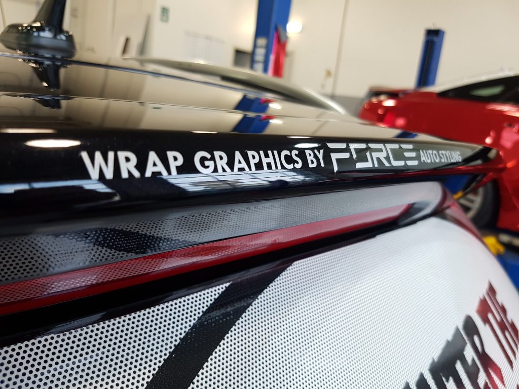 Full Color digital print partial vehicle wrap for Aurum Group