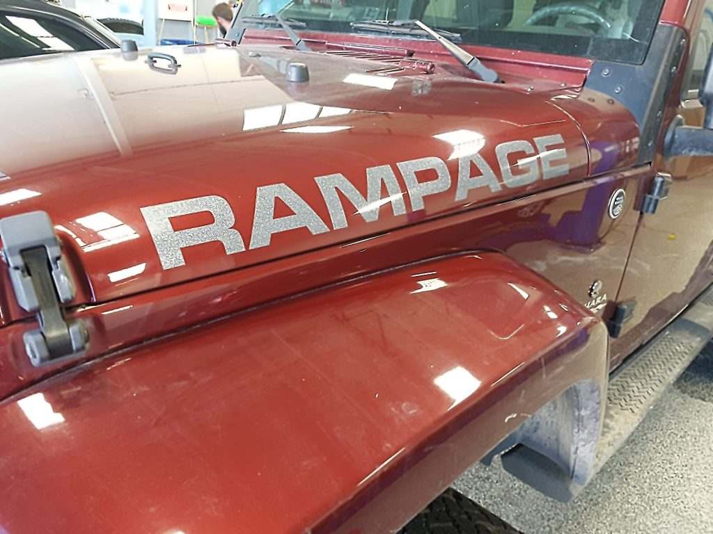 Jeep Rampage vinyl graphics