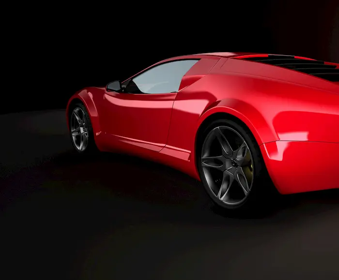 Red sports car