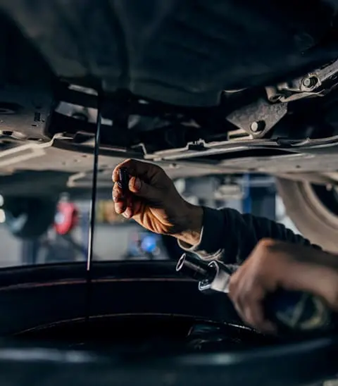Oil change and routine vehicle maintenance service
